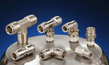 Nickel Plated Brass Push-In Fittings