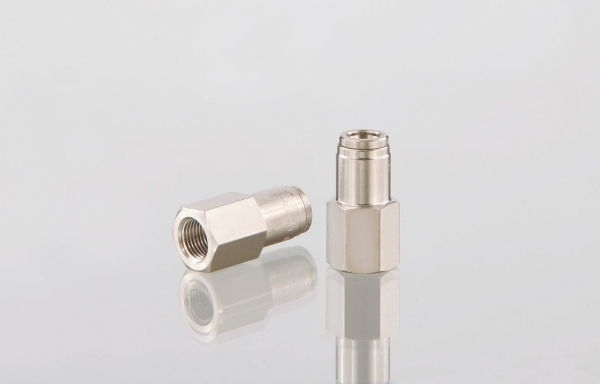 Female Connector-Nickel Plated Brass