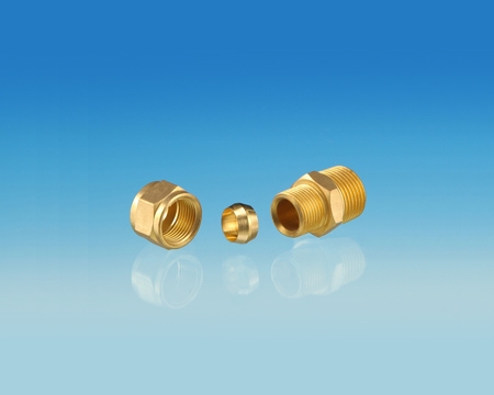 Brass Compression Male Connector